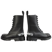 Vetements Lace-up Logo Military Boots 201030
